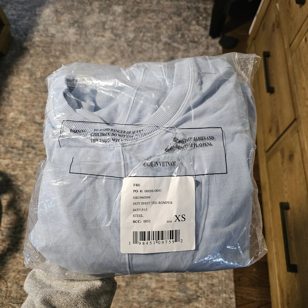 Free People Movement TEE ROMPER XS Steel - Picture 11 of 11